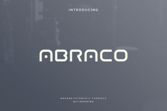 Abraco: A Futuristic Display Font for Modern Web Design