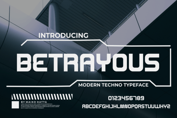 Betrayous: A Bold Display Font That Elevates Digital Branding
