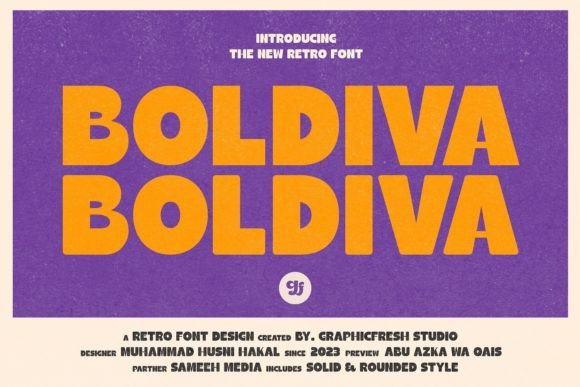 Boldiva: A Bold Display Font for Digital Brand Impact