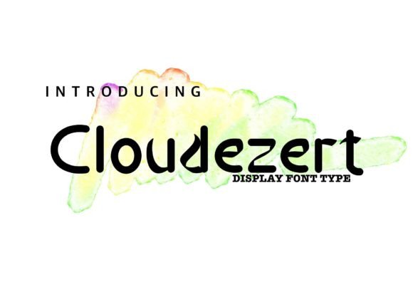 Cloudezert: A Display Typeface That Elevates Digital Branding
