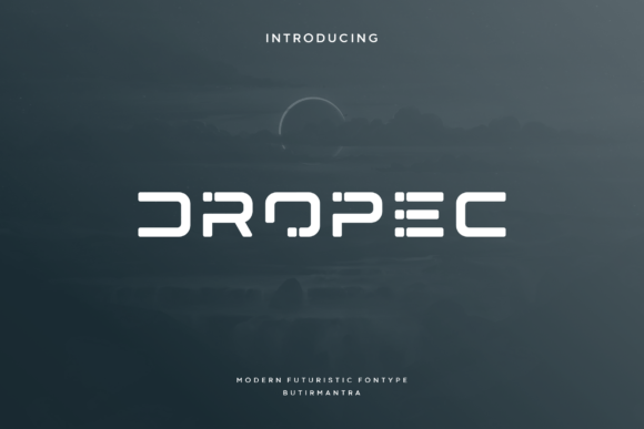 Dropec: A Display Font That Elevates Digital Branding