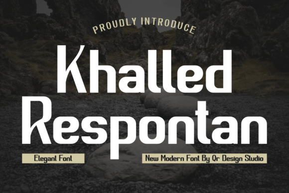 Khalled Respontan: A Bold Display Font That Elevates Real Small Business Branding