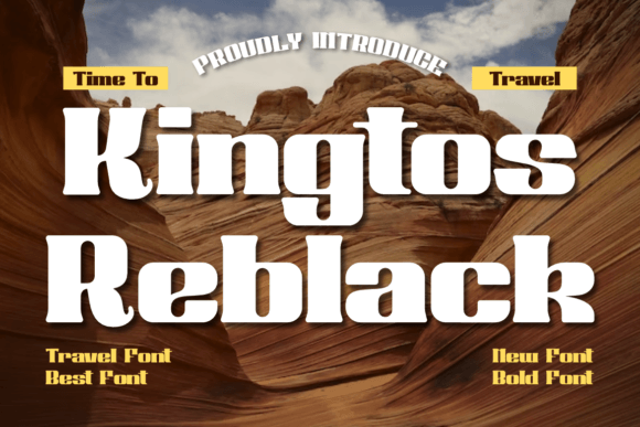 Kingtos Reblack: A Display Font That Makes Your Brand Instantly Memorable