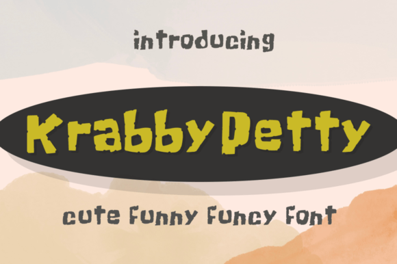 Krabby Petty: A Playful Display Font for Editorial Charm