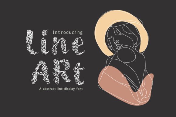Line Art Font: A Display Typeface That Draws Attention