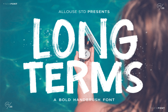 Longterms: A Bold Display Font That Commands Attention