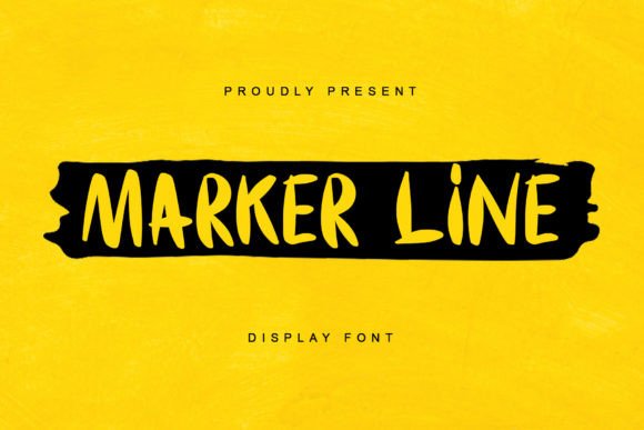 Marker Line: A Playful Display Font That Pops on Every Screen