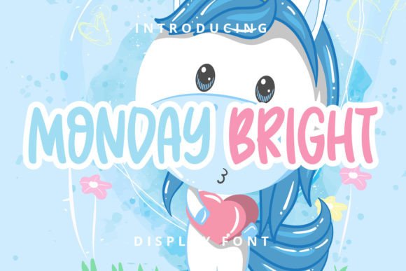 Monday Bright: A Playful Display Font That Lifts Your Brand