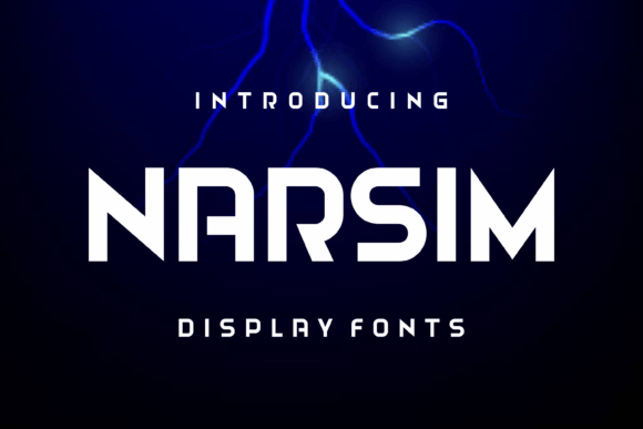 Narsim: A Bold Display Font for Modern Web Branding
