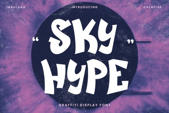 Sky Hype: A Display Font That Lifts Campaign Visuals