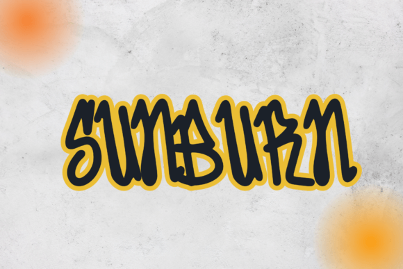 Sunburn Handwritten Font for Digital Design