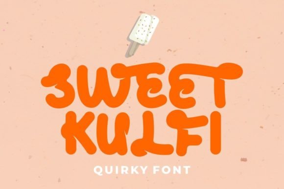 Sweet Kulfi: A Playful Display Font for Digital Brands
