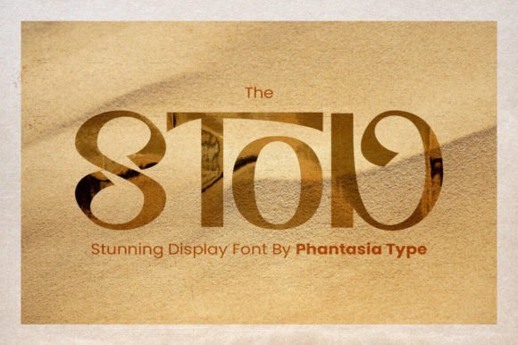 The Ston: A Whimsical Display Font for Digital Brand Moments