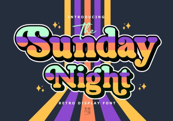 The Sunday Night Font: Vintage Charm for Handmade Labels & Printables
