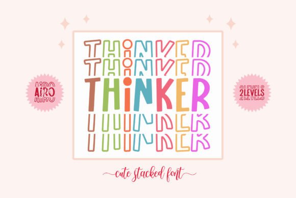 Thinker: A Playful Display Font That Stops Scrollers