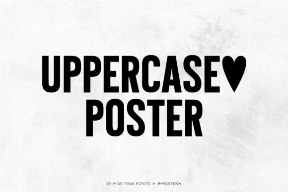 Uppercase Poster: A Display Font That Makes Your Brand Look Polished—Without the Design Degree