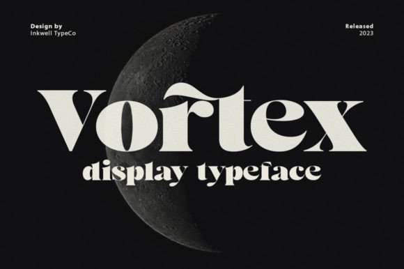 Vortex: A Bold, Elegant Display Font for Your Brand