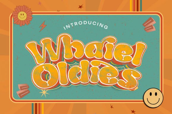 Whaiel Oldies: A Vintage Retro Font for Digital Branding