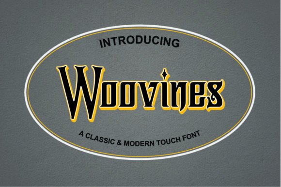 Woovines: A Display Font That Makes Your Brand Feel Intentional