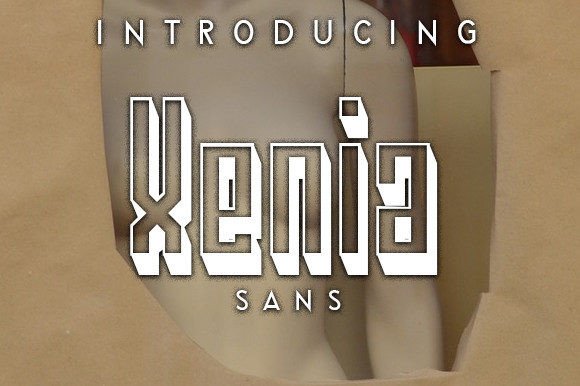 Xenia: A Blocky 3D Typeface That Anchors Editorial Joy